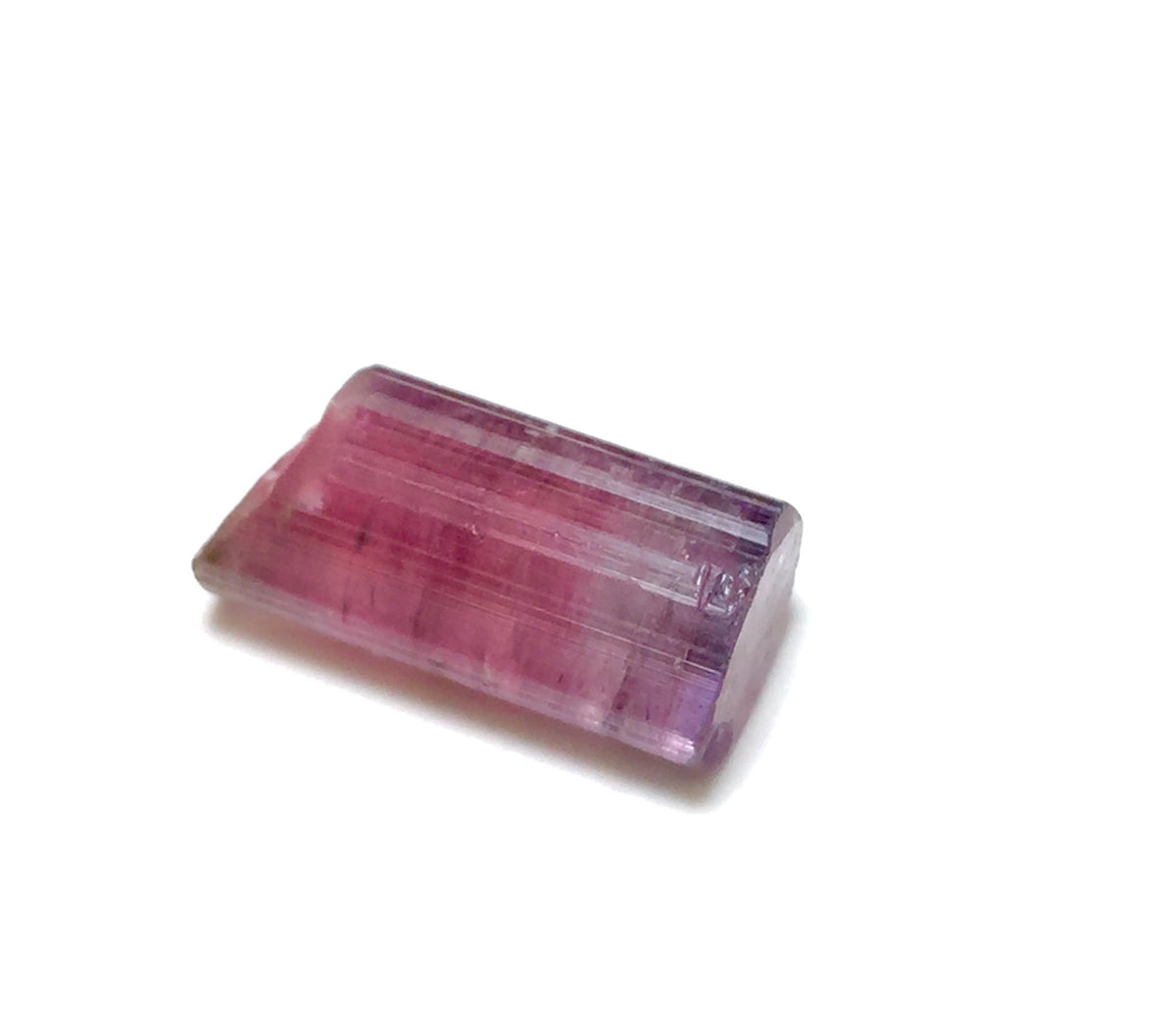 Purple Bi Color Terminated Tourmaline Crystal