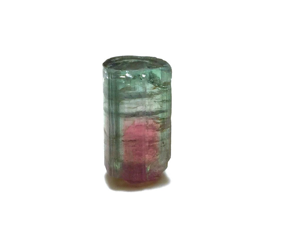 Purple Cap Tri Color Terminated Tourmaline Crystal
