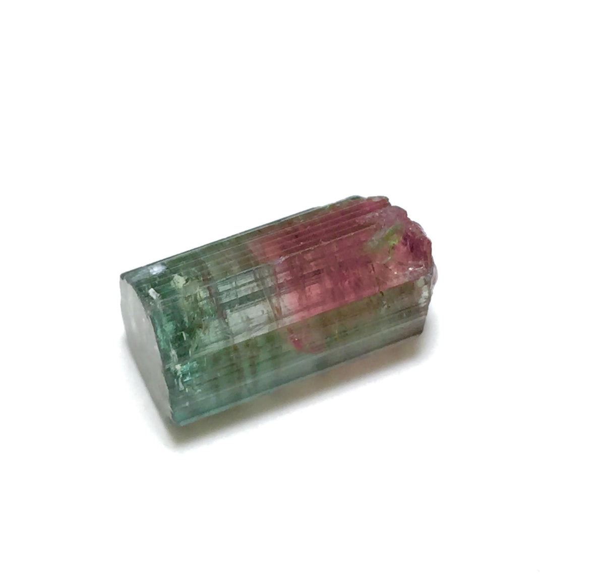 Purple Cap Tri Color Terminated Tourmaline Crystal