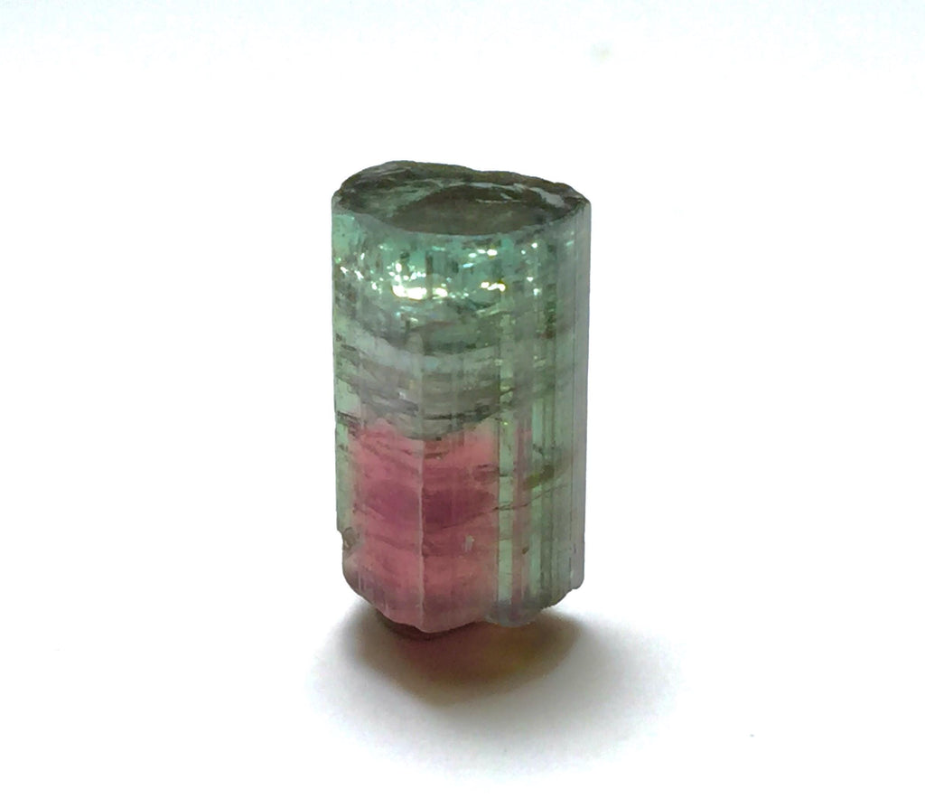 Purple Cap Tri Color Terminated Tourmaline Crystal