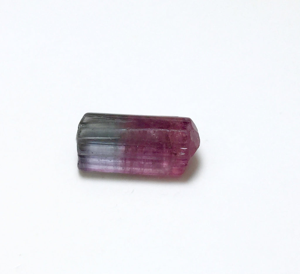 Hot Purple Cap Tourmaline Crystal