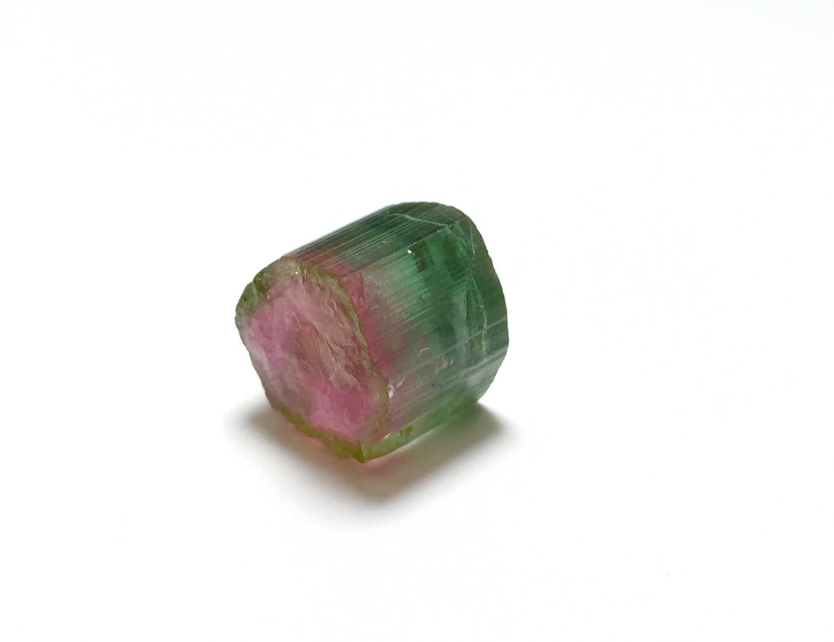 Blue Cap Watermelon Tourmaline Crystal