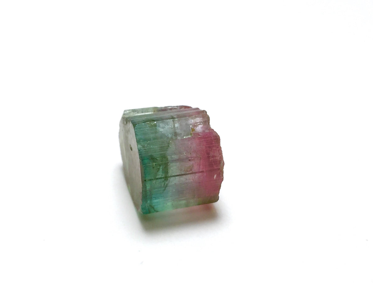Blue Cap Watermelon Tourmaline Crystal