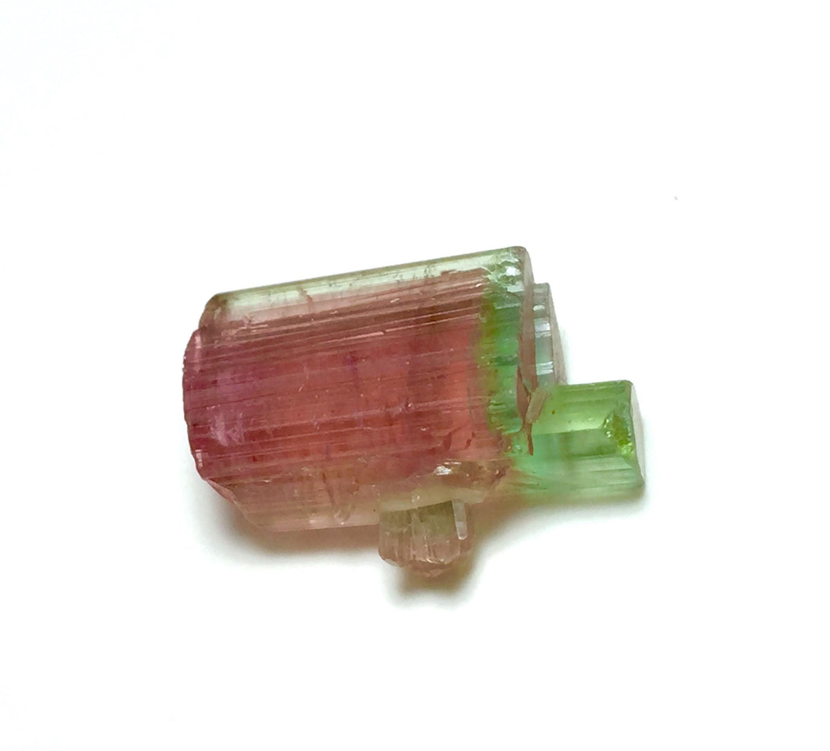 Stepwise Blue Cap Bi Tourmaline Crystals/Specimen