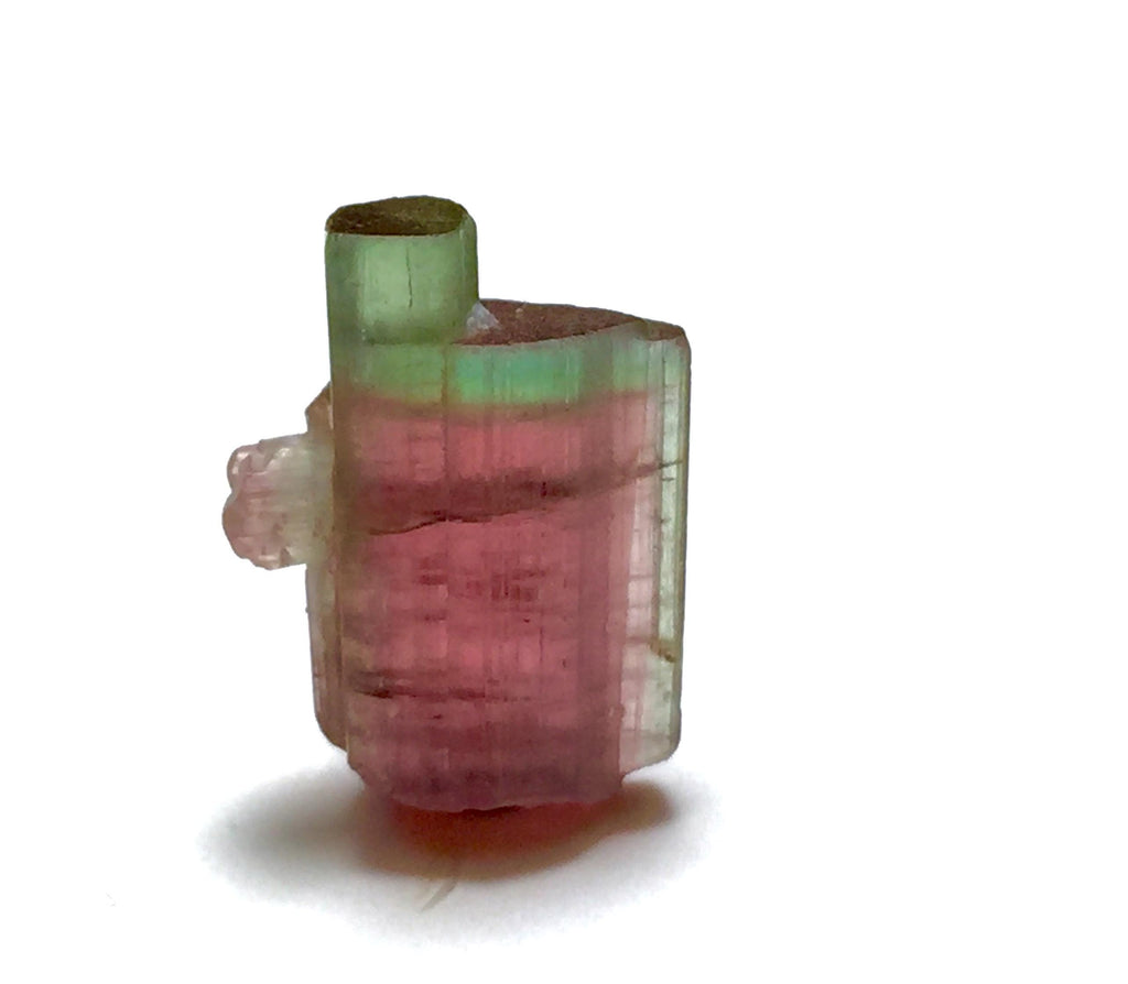 Stepwise Blue Cap Bi Tourmaline Crystals/Specimen