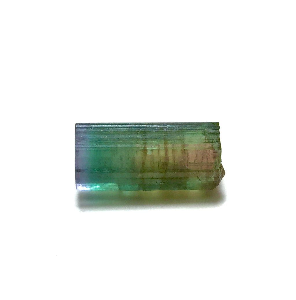 Purple Cap Tri Color Terminated Tourmaline Crystal