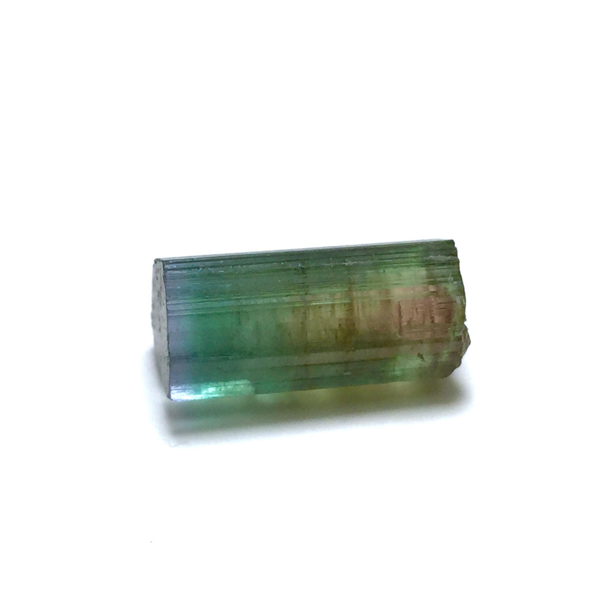 Purple Cap Tri Color Terminated Tourmaline Crystal