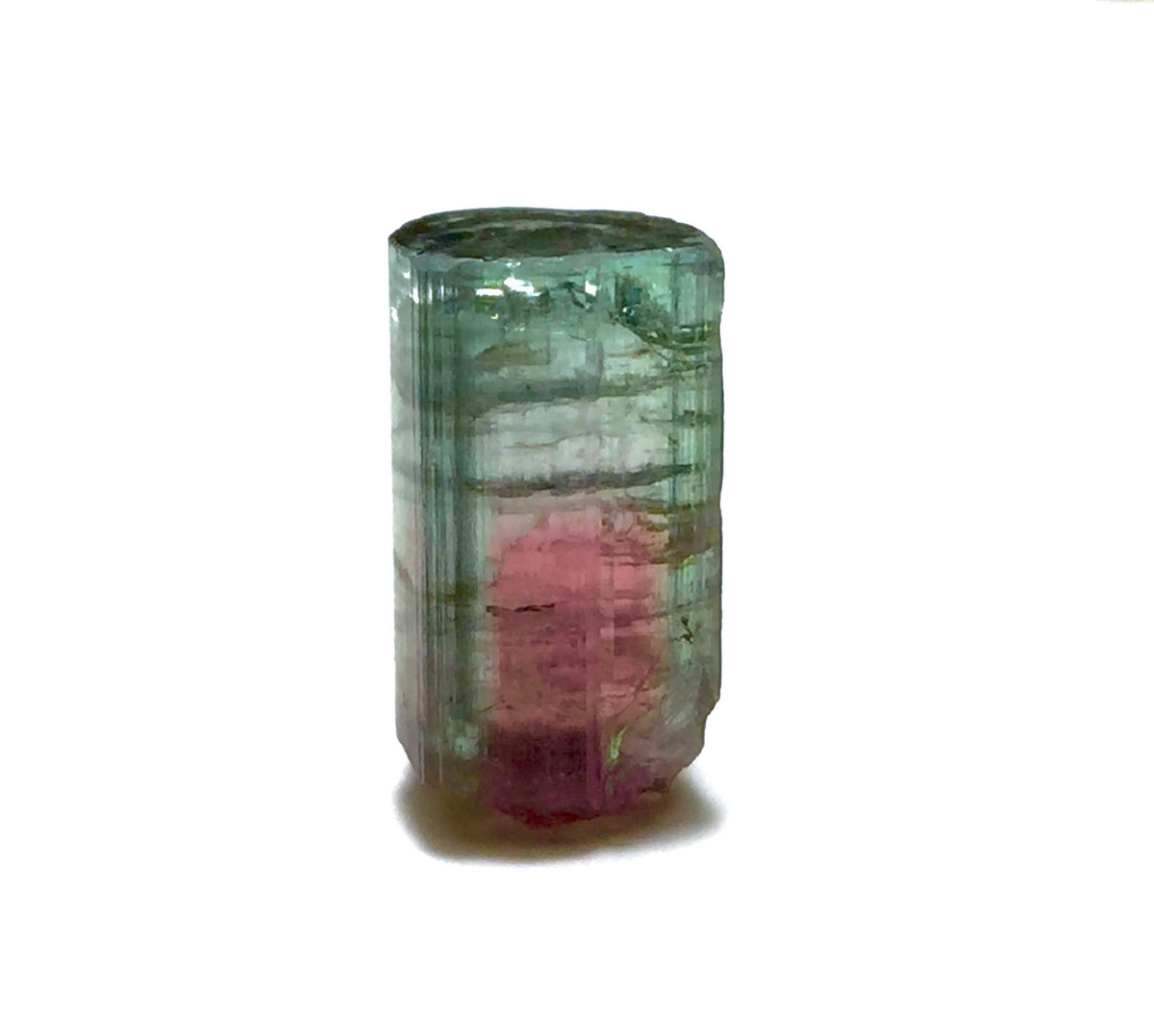Purple Cap Tri Color Terminated Tourmaline Crystal
