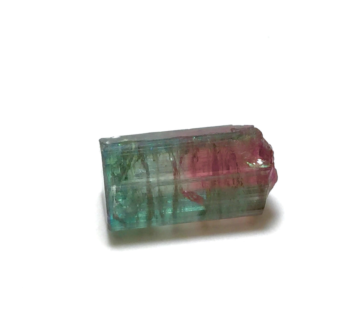 Purple Cap Tri Color Terminated Tourmaline Crystal