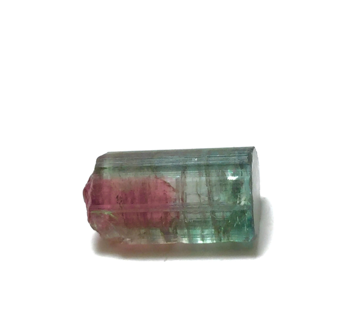 Purple Cap Tri Color Terminated Tourmaline Crystal