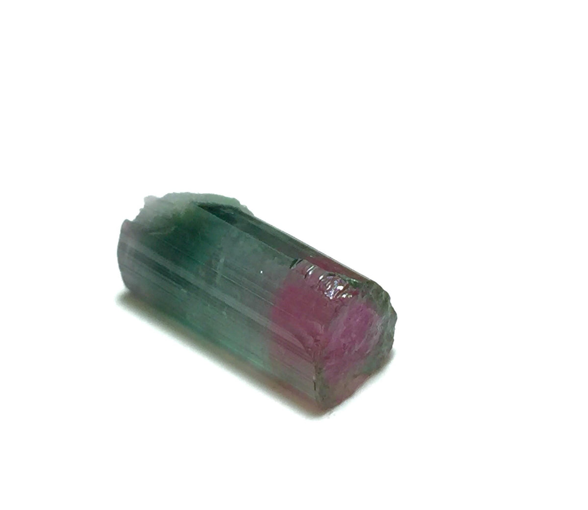 Rainbow Tourmaline Crystal – Rare Color Zoning, Afghan Mineral Specimen