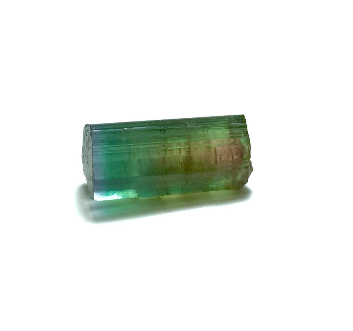 Purple Cap Tri Color Terminated Tourmaline Crystal