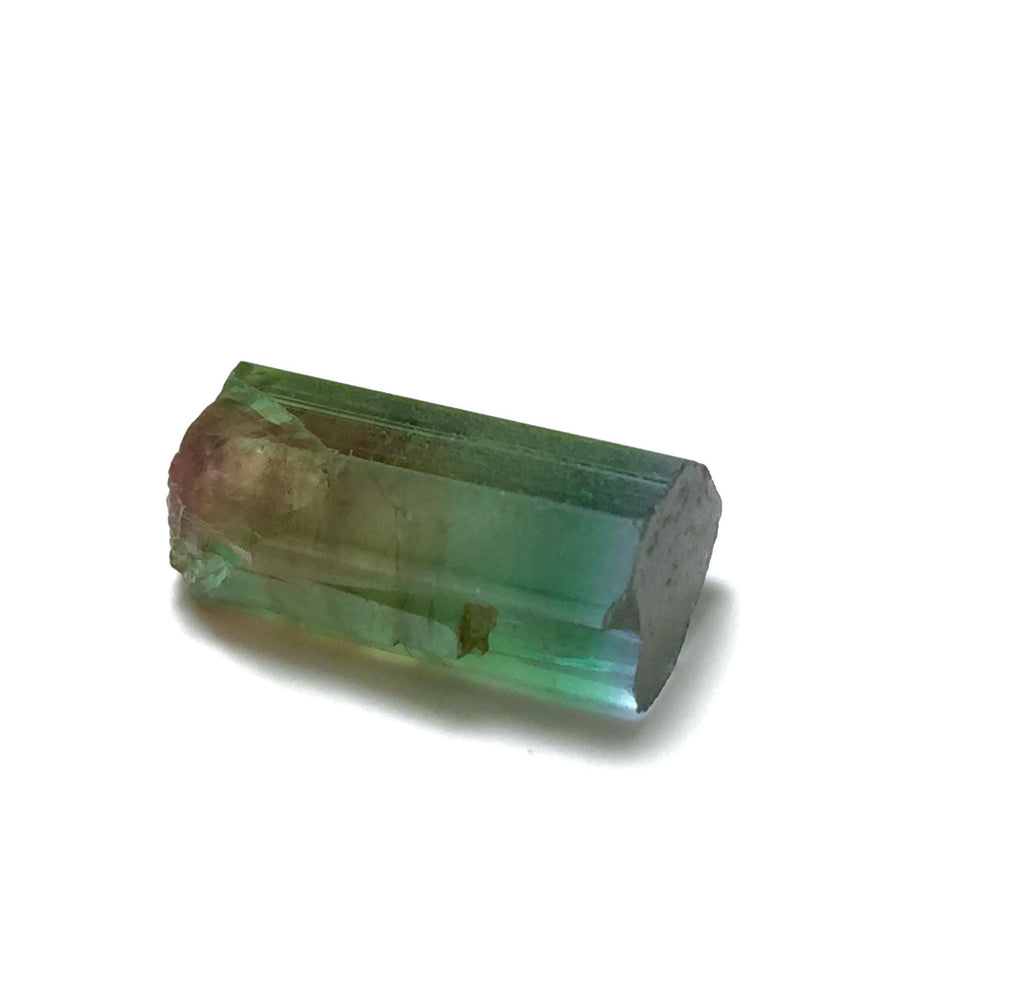 Purple Cap Tri Color Terminated Tourmaline Crystal