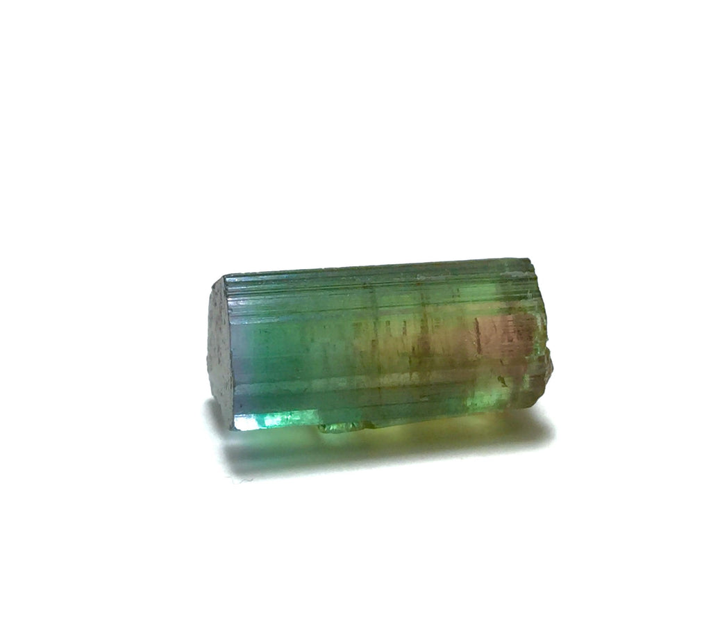 Purple Cap Tri Color Terminated Tourmaline Crystal