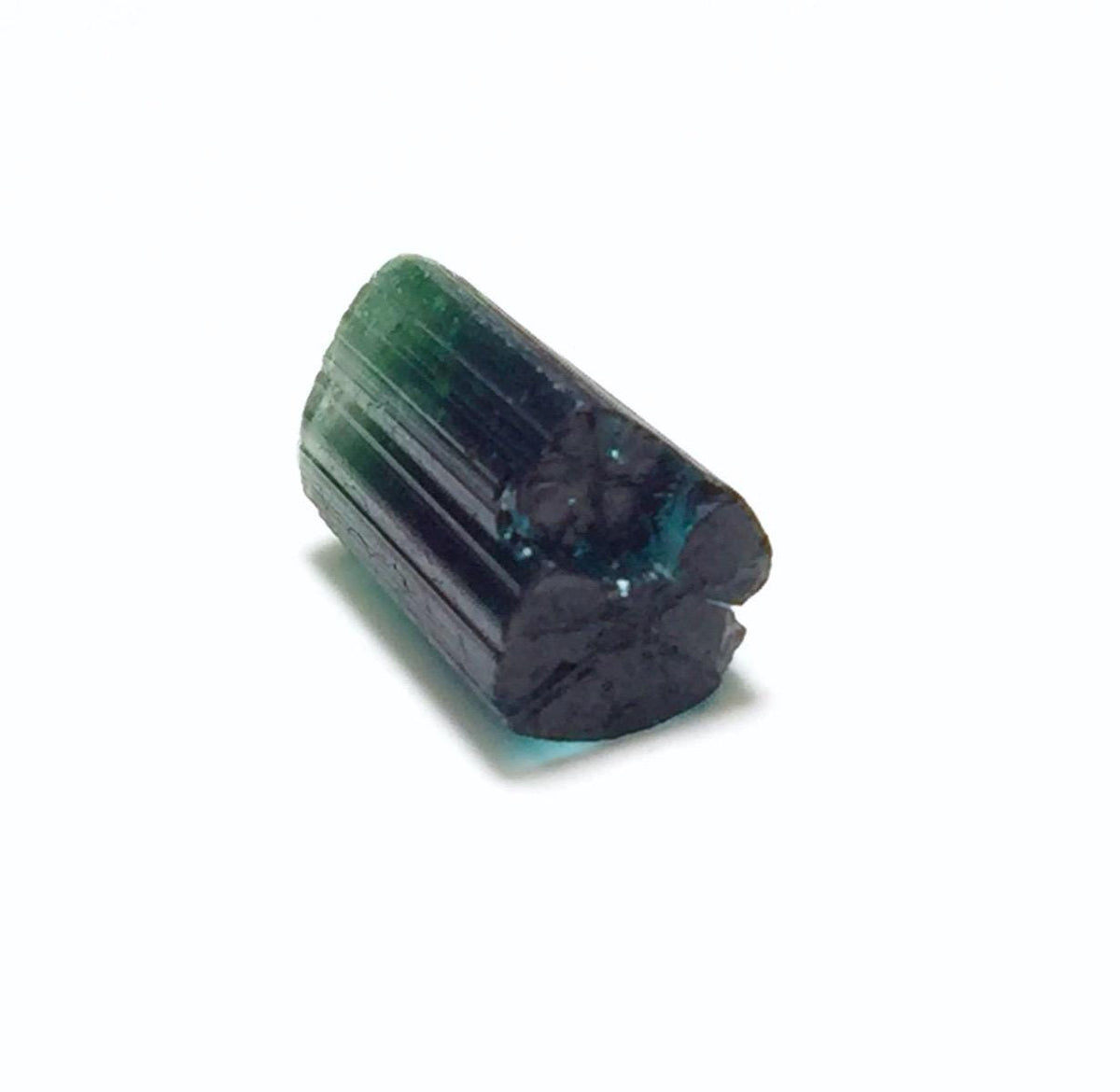Vibrant Raw Blue-Green Tourmaline Crystal | 11.5 Ct Natural Watermelon Tourmaline Specimen