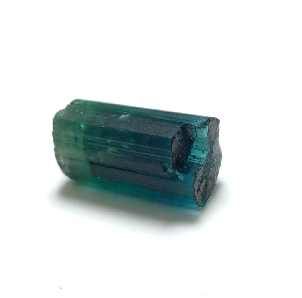 Vibrant Raw Blue-Green Tourmaline Crystal | 11.5 Ct Natural Watermelon Tourmaline Specimen
