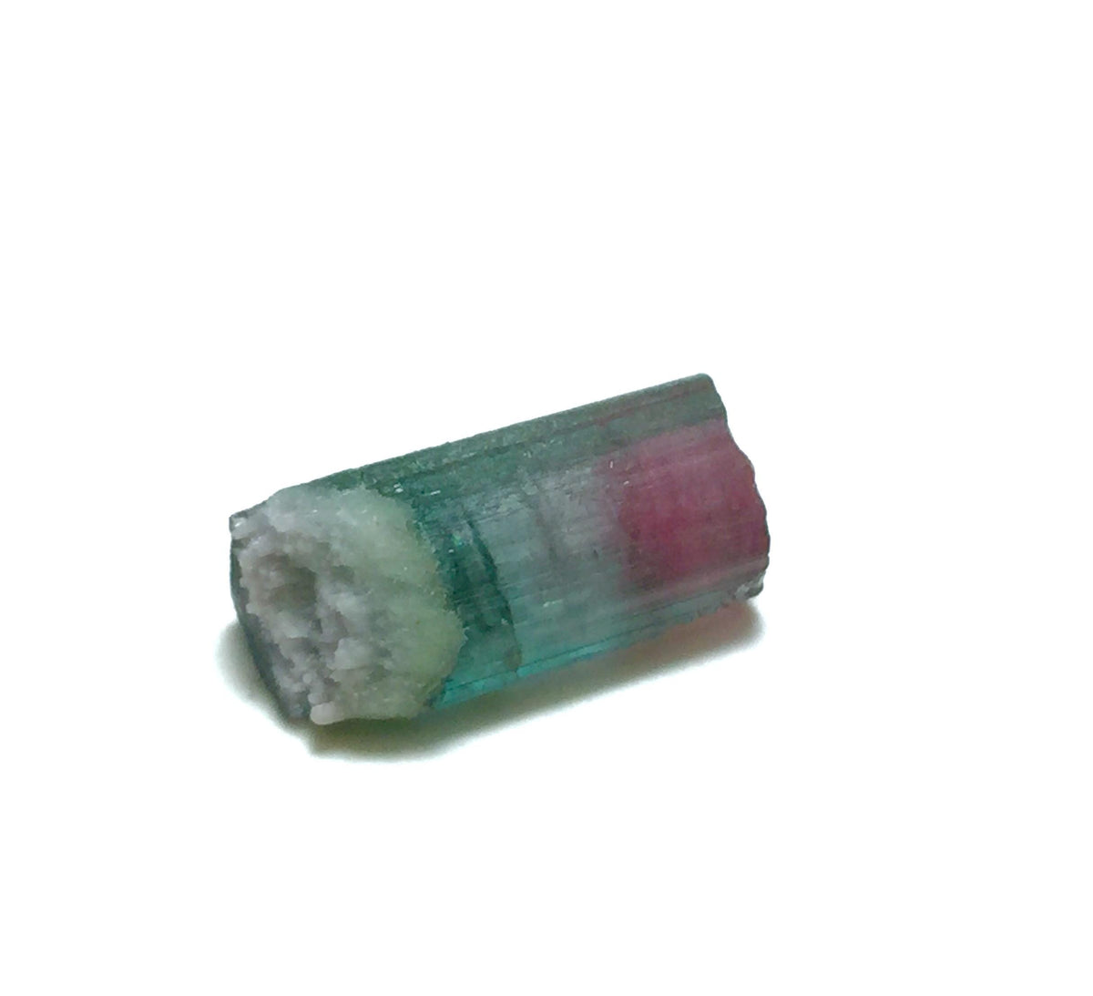 Rainbow Tourmaline Crystal – Rare Color Zoning, Afghan Mineral Specimen