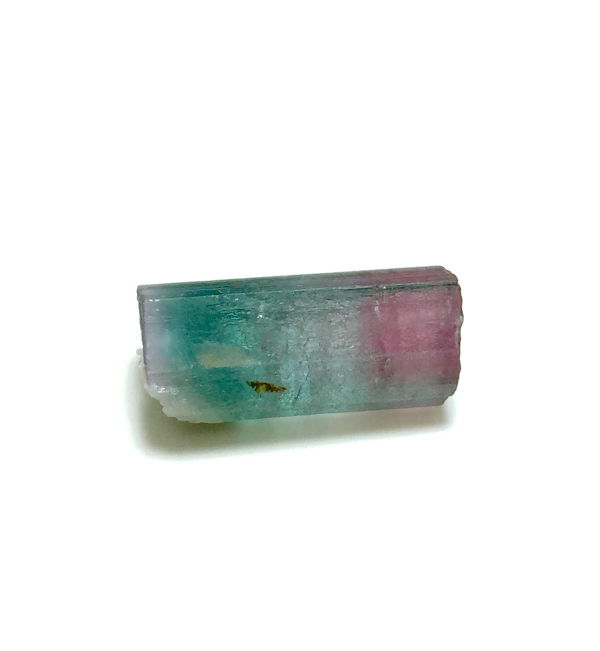Rainbow Tourmaline Crystal – Rare Color Zoning, Afghan Mineral Specimen