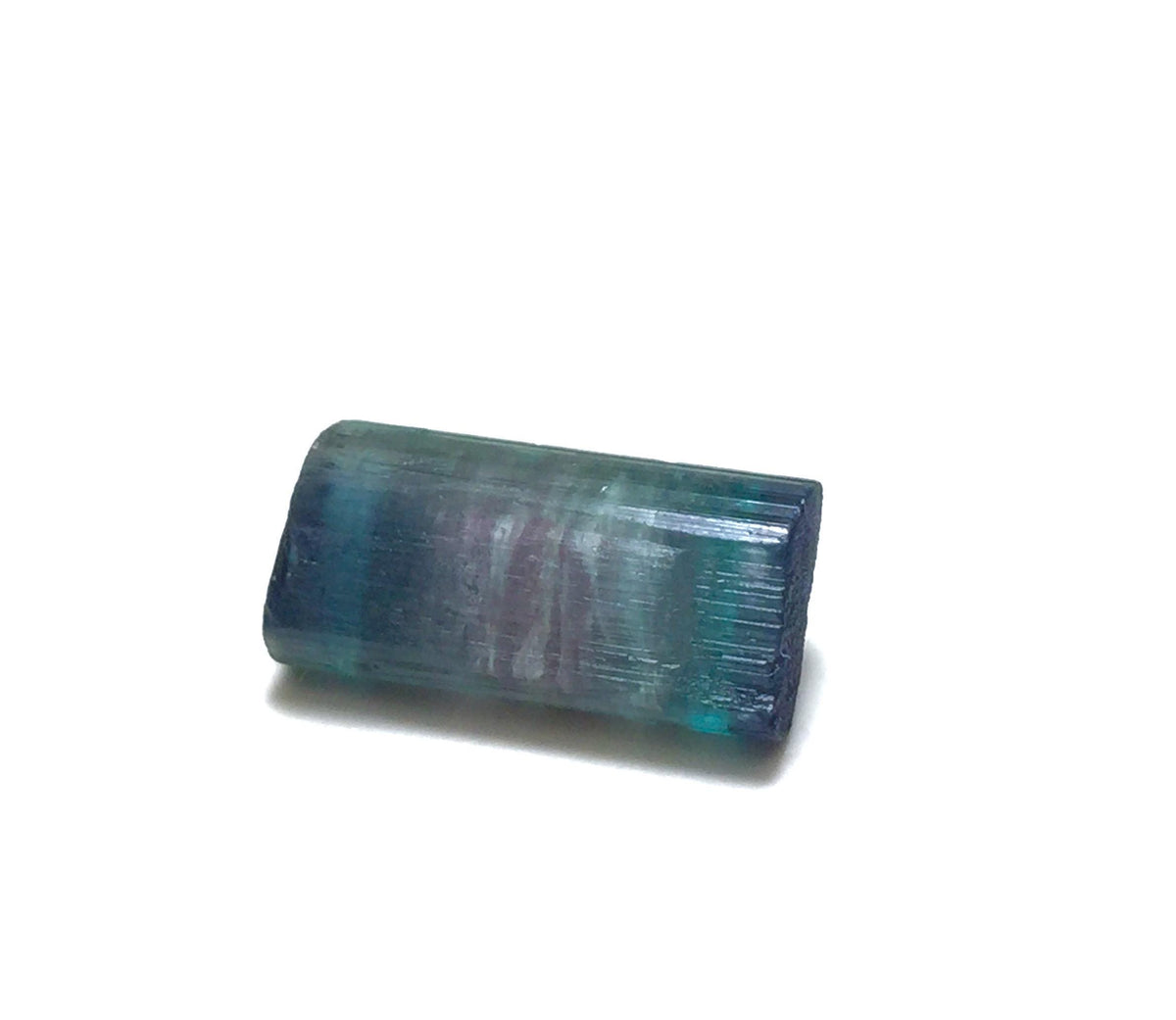 Pendant Size 6.5 Carat Bicolor Indicolite Tourmaline Crystal | Raw Pech Mine, Afghanistan Gemstone Rough