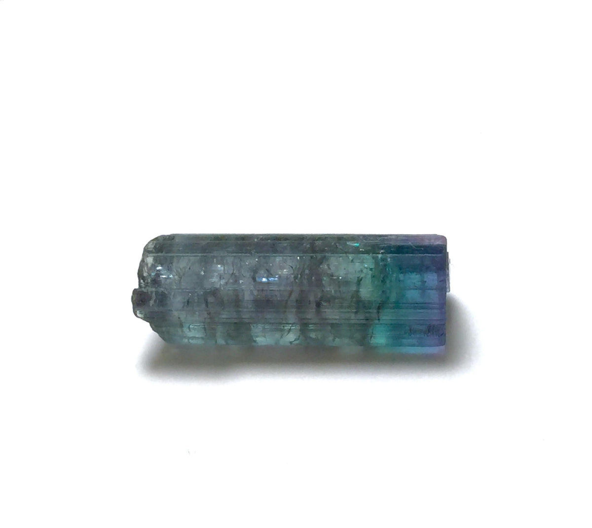 Bicolor Indicolite Tourmaline Crystal Rough | Paprok Mine, Afghanistan