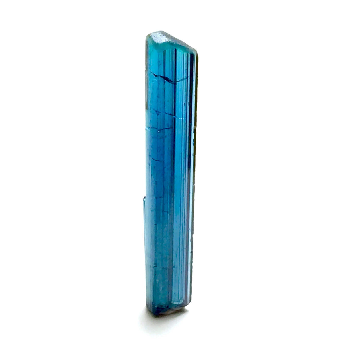 Indicolite Blue Tourmaline Crystal for Pendant - Natural Rough Gemstone (Pech Mine, Afghanistan)
