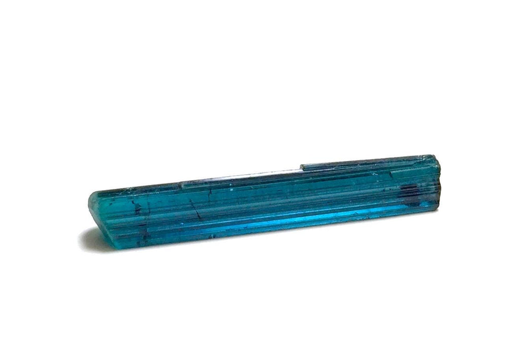 Indicolite Blue Tourmaline Crystal for Pendant - Natural Rough Gemstone (Pech Mine, Afghanistan)