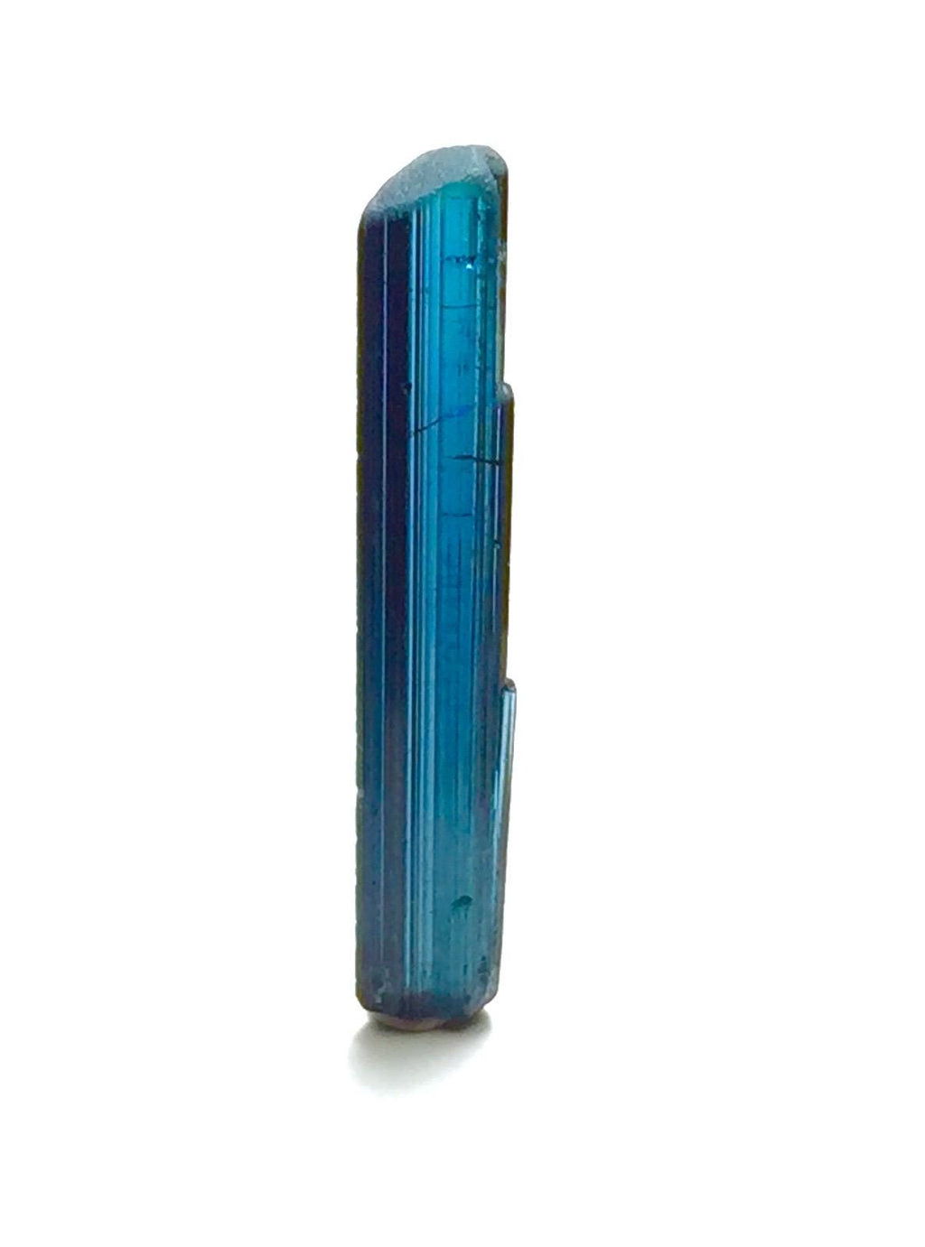 Indicolite Blue Tourmaline Crystal for Pendant - Natural Rough Gemstone (Pech Mine, Afghanistan)