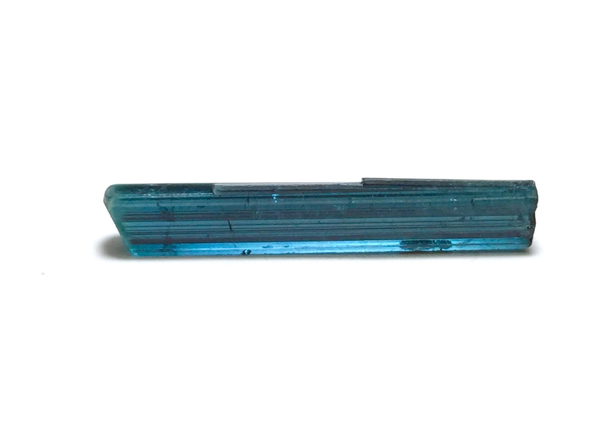 Indicolite Blue Tourmaline Crystal for Pendant - Natural Rough Gemstone (Pech Mine, Afghanistan)
