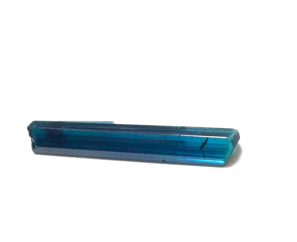 Indicolite Blue Tourmaline Crystal for Pendant - Natural Rough Gemstone (Pech Mine, Afghanistan)