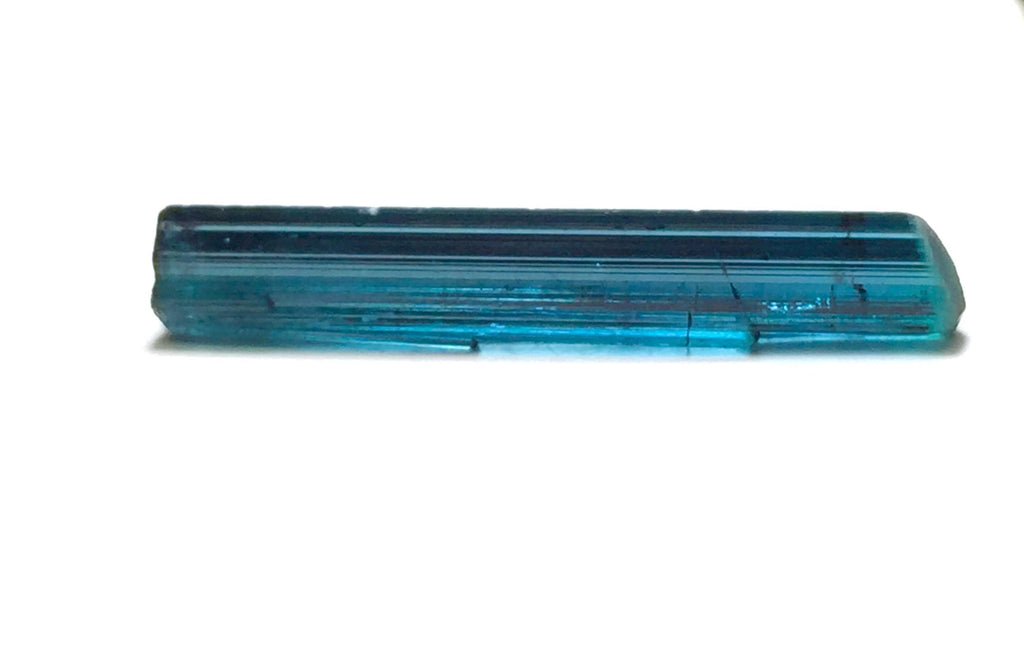 Indicolite Blue Tourmaline Crystal for Pendant - Natural Rough Gemstone (Pech Mine, Afghanistan)