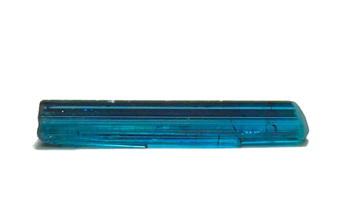 Indicolite Blue Tourmaline Crystal for Pendant - Natural Rough Gemstone (Pech Mine, Afghanistan)
