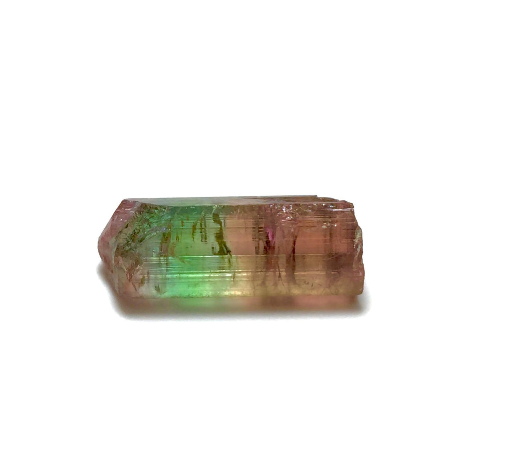 Natural Watermelon Tourmaline Crystal – Bi-Color Pink & Green – Paprok Mine, Afghanistan