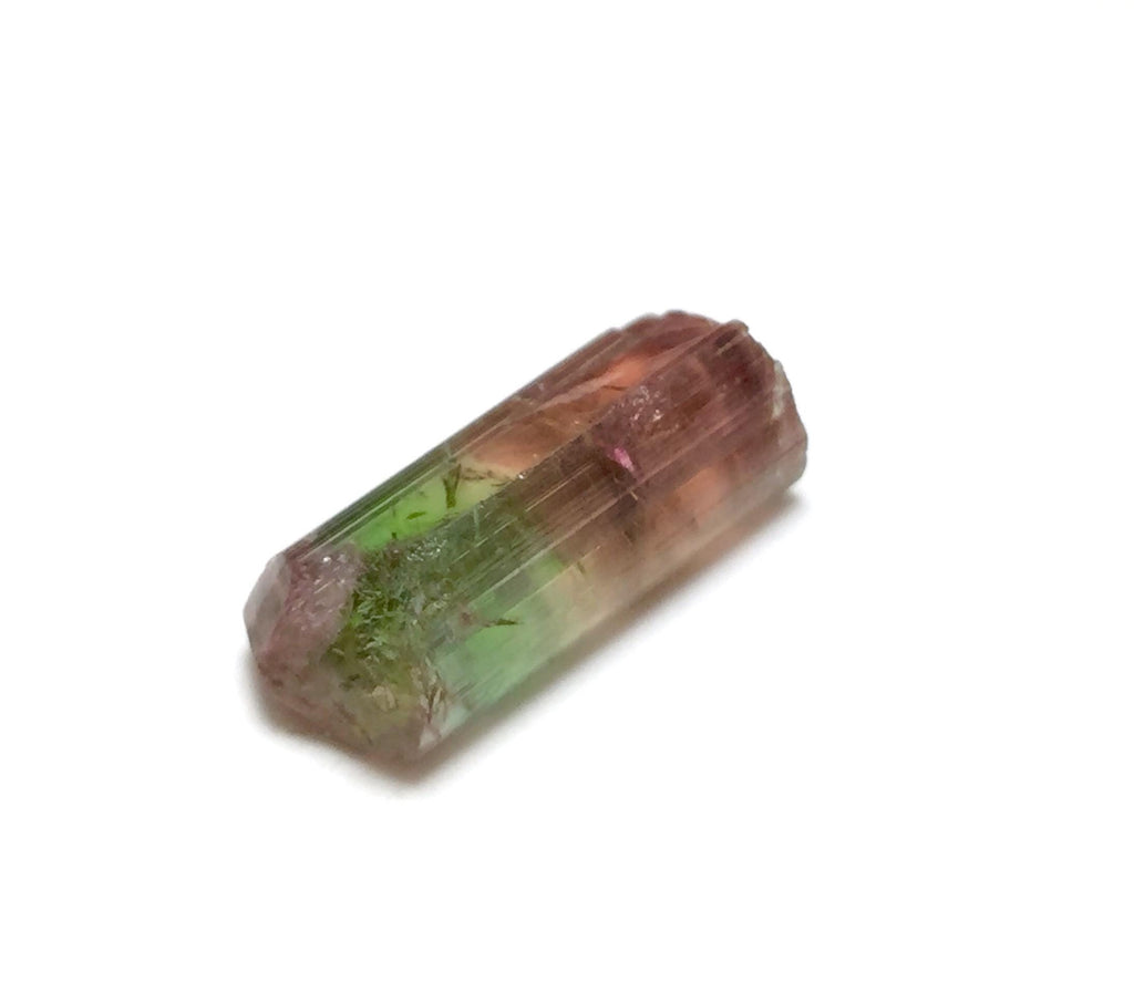 Natural Watermelon Tourmaline Crystal – Bi-Color Pink & Green – Paprok Mine, Afghanistan