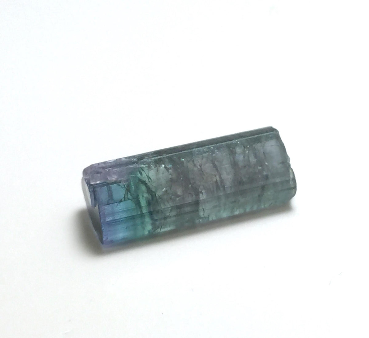 Bicolor Indicolite Tourmaline Crystal Rough | Paprok Mine, Afghanistan