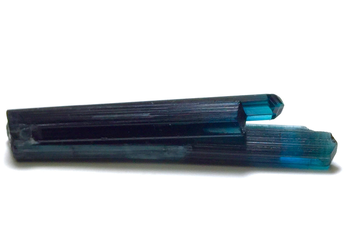 Neon Electric Blue Tourmaline Triplet – Natural Pech Mine Afghanistan Crystal Specimen for Jewelry