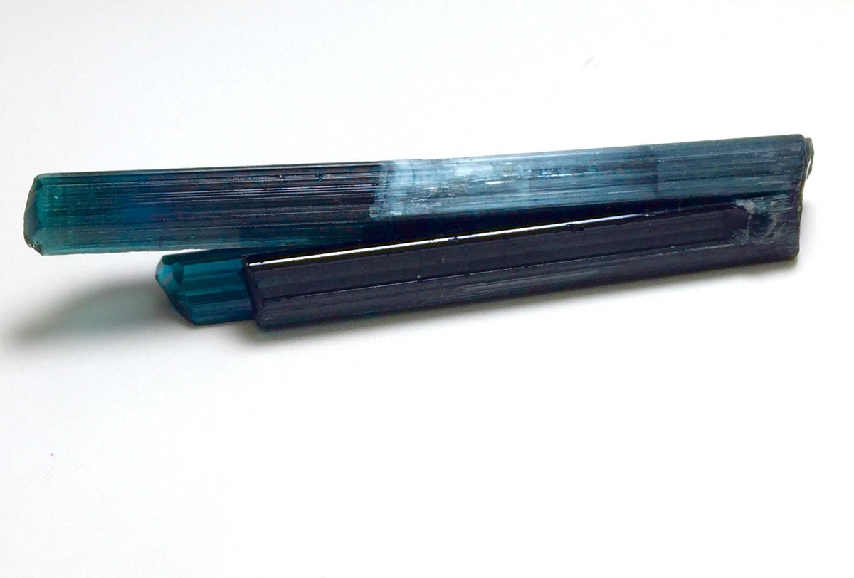 Neon Electric Blue Tourmaline Triplet – Natural Pech Mine Afghanistan Crystal Specimen for Jewelry