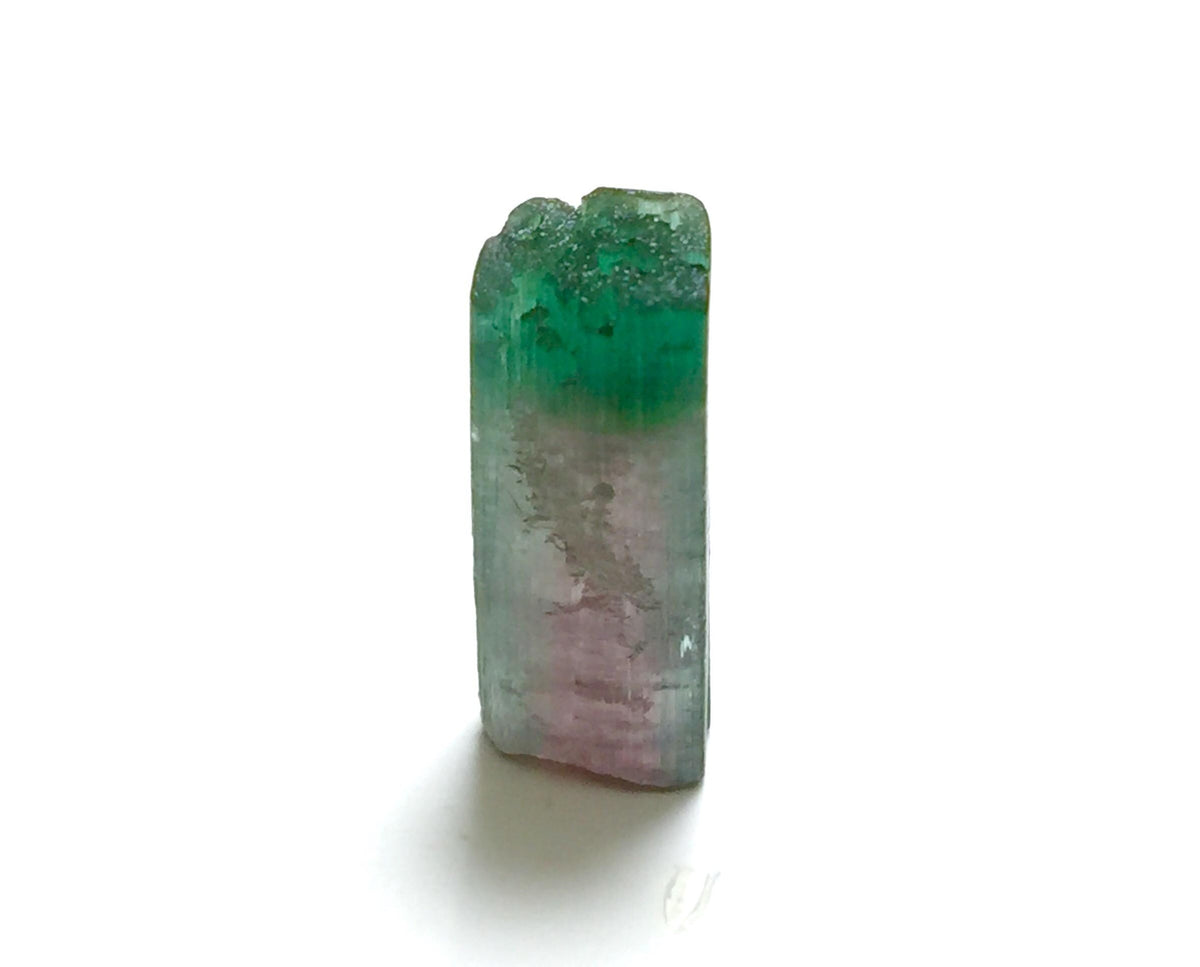 Watermelon Tourmaline Crystal – Bi-Color Green & Pink Gemstone – Pech Mine Afghanistan