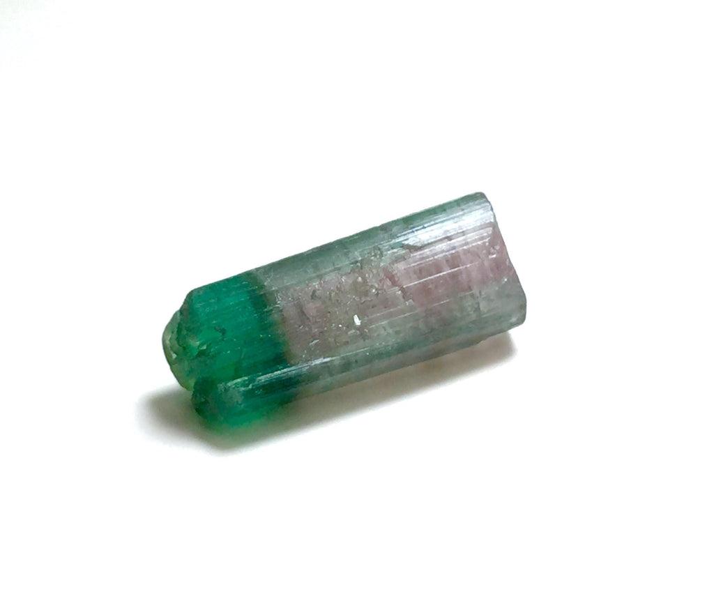 Watermelon Tourmaline Crystal – Bi-Color Green & Pink Gemstone – Pech Mine Afghanistan