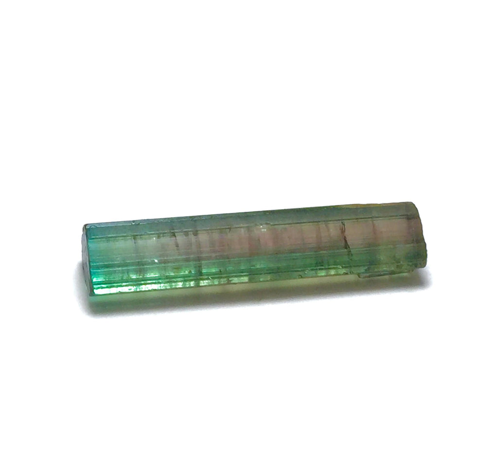 Watermelon Tourmaline Crystal Rough | Natural Bi-Color Pech Mine Afghanistan Gem