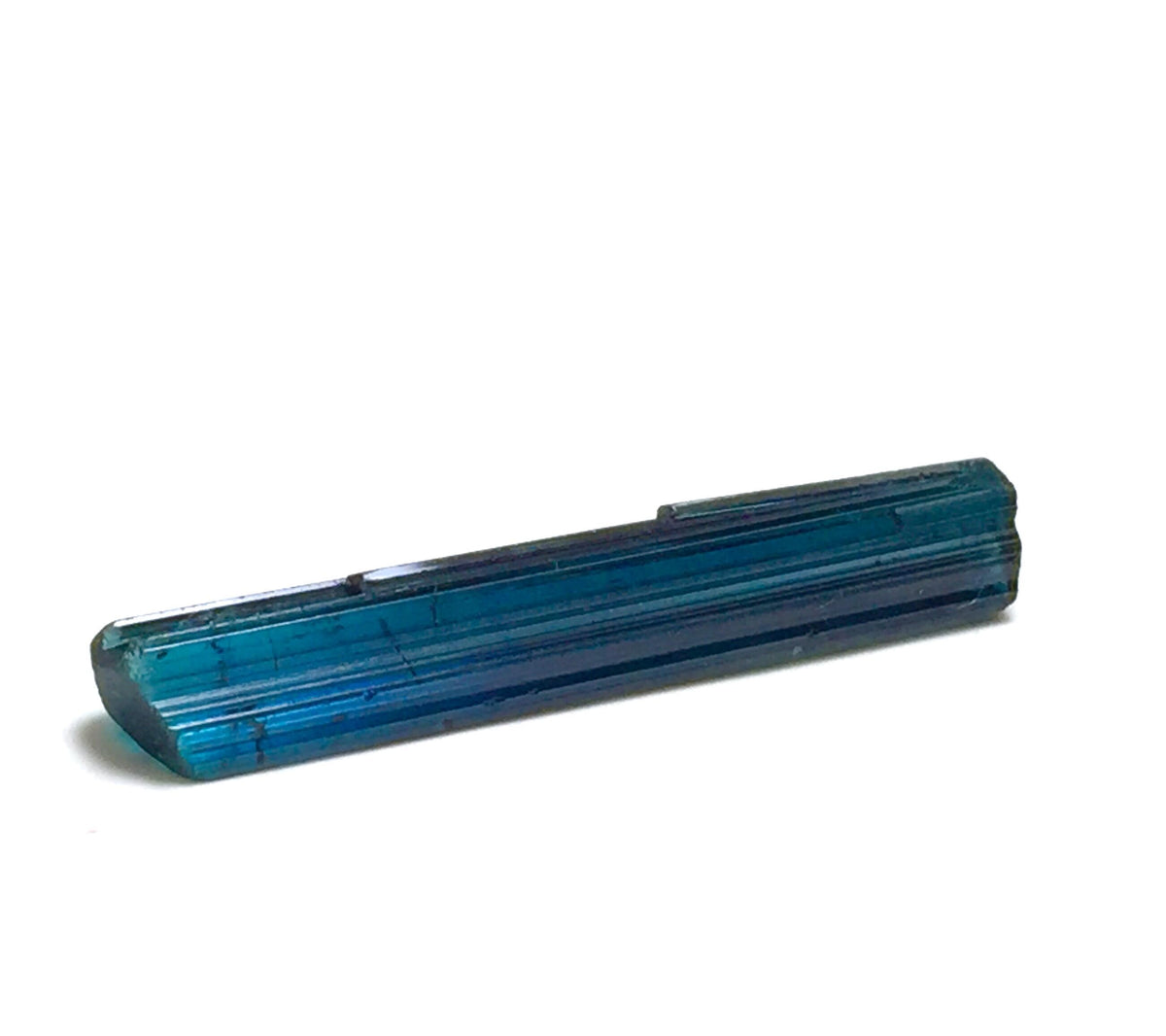 Indicolite Blue Tourmaline Crystal for Pendant - Natural Rough Gemstone (Pech Mine, Afghanistan)