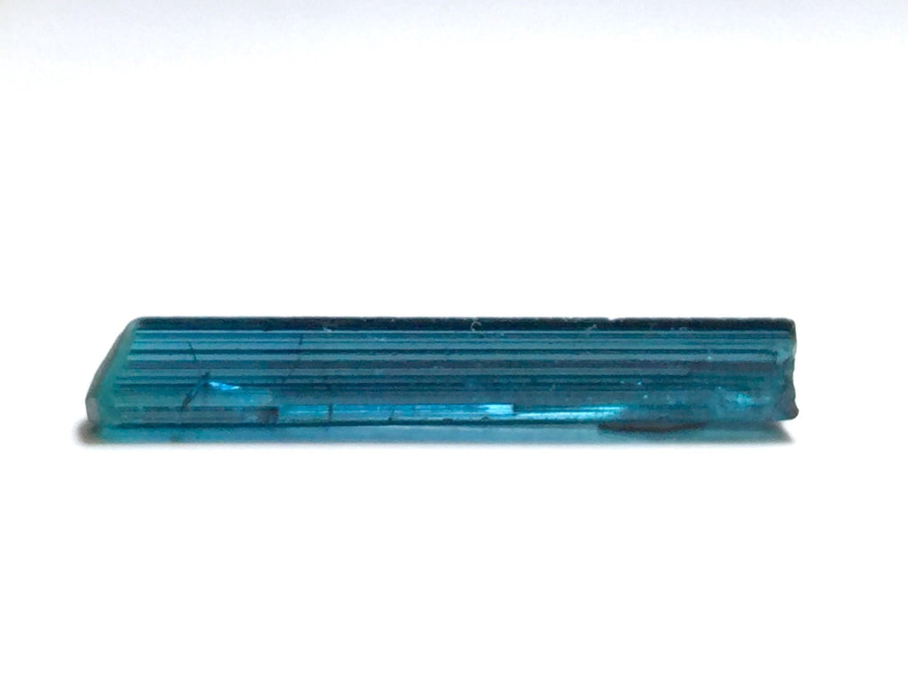 Indicolite Blue Tourmaline Crystal for Pendant - Natural Rough Gemstone (Pech Mine, Afghanistan)