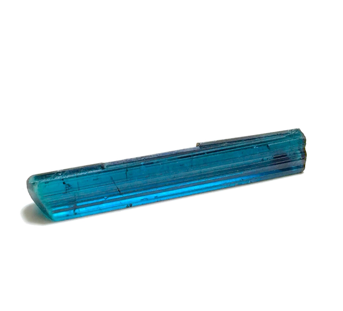 Indicolite Blue Tourmaline Crystal for Pendant - Natural Rough Gemstone (Pech Mine, Afghanistan)