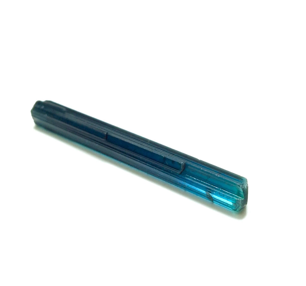 Indicolite Blue Tourmaline Crystal for Pendant - Natural Rough Gemstone (Pech Mine, Afghanistan)