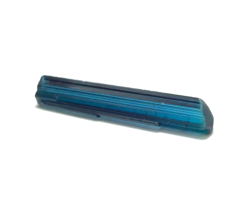 Indicolite Blue Tourmaline Crystal for Pendant - Natural Rough Gemstone (Pech Mine, Afghanistan)