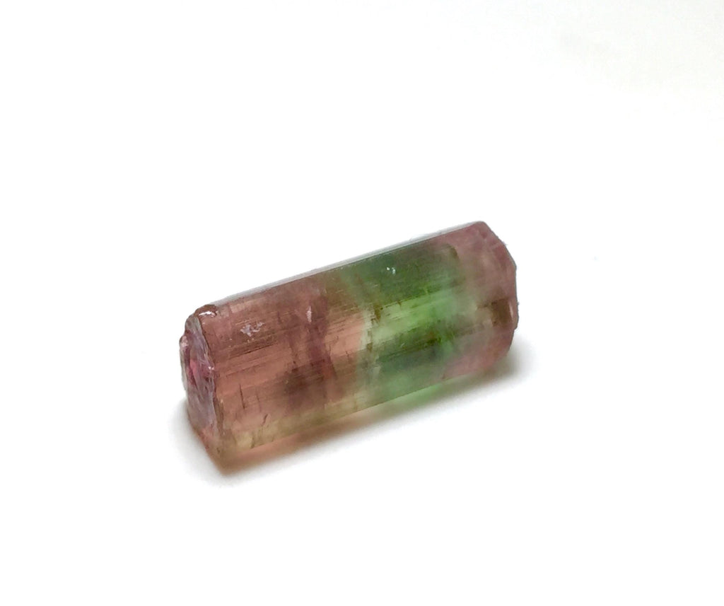 Natural Watermelon Tourmaline Crystal – Bi-Color Pink & Green – Paprok Mine, Afghanistan