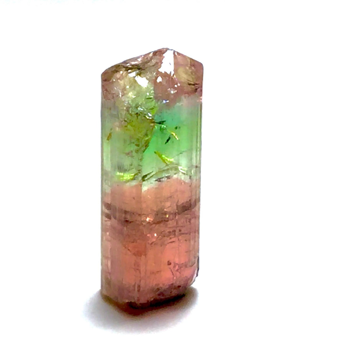 Natural Watermelon Tourmaline Crystal – Bi-Color Pink & Green – Paprok Mine, Afghanistan