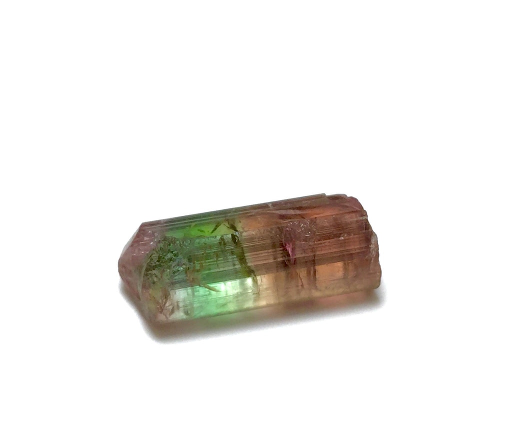 Natural Watermelon Tourmaline Crystal – Bi-Color Pink & Green – Paprok Mine, Afghanistan