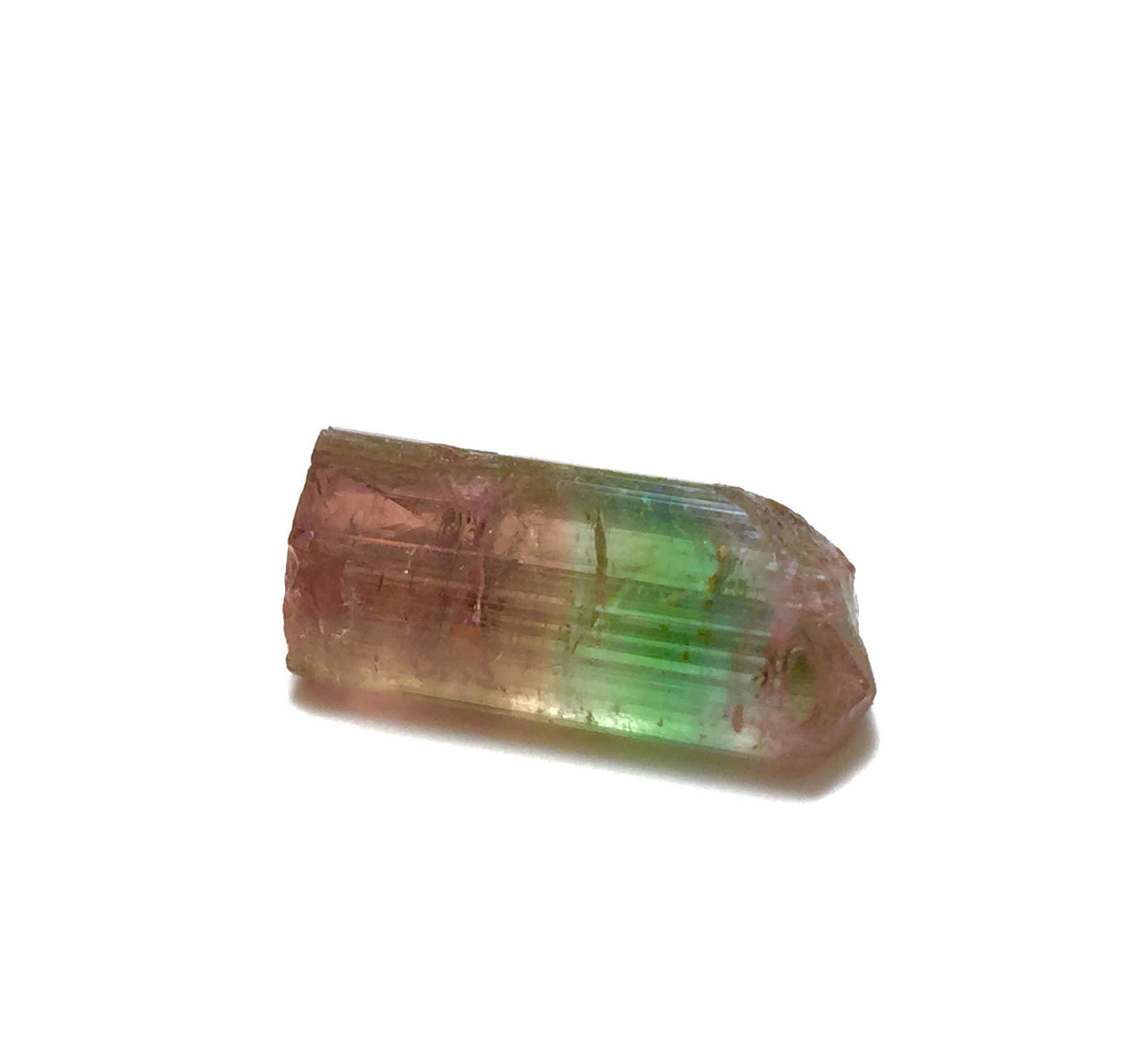 Natural Watermelon Tourmaline Crystal – Bi-Color Pink & Green – Paprok Mine, Afghanistan