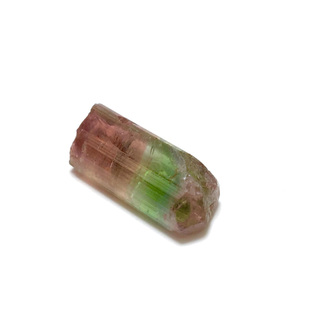 Natural Watermelon Tourmaline Crystal – Bi-Color Pink & Green – Paprok Mine, Afghanistan