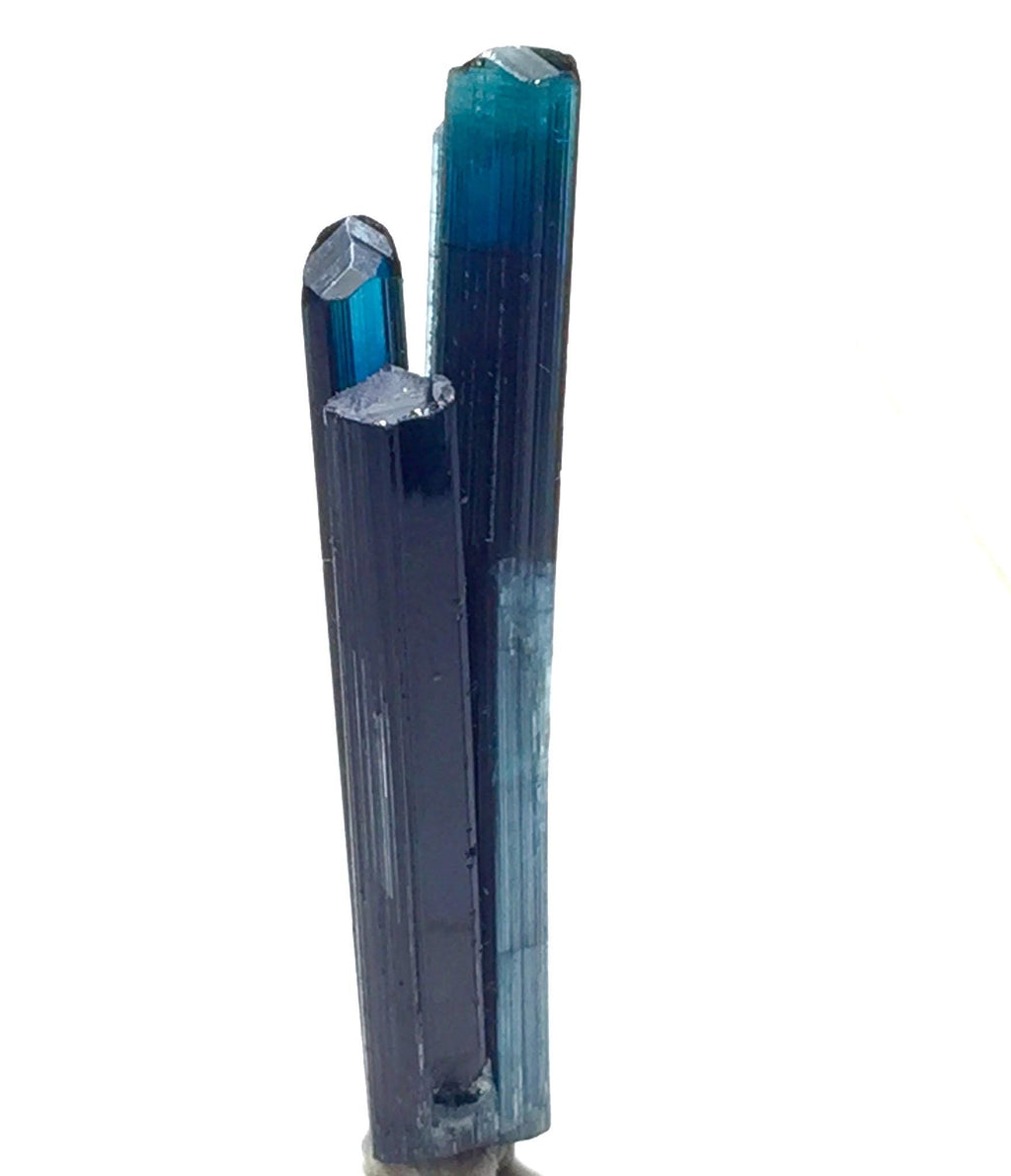 Neon Electric Blue Tourmaline Triplet – Natural Pech Mine Afghanistan Crystal Specimen for Jewelry